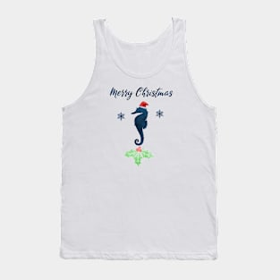 Christmas Seahorse Tank Top